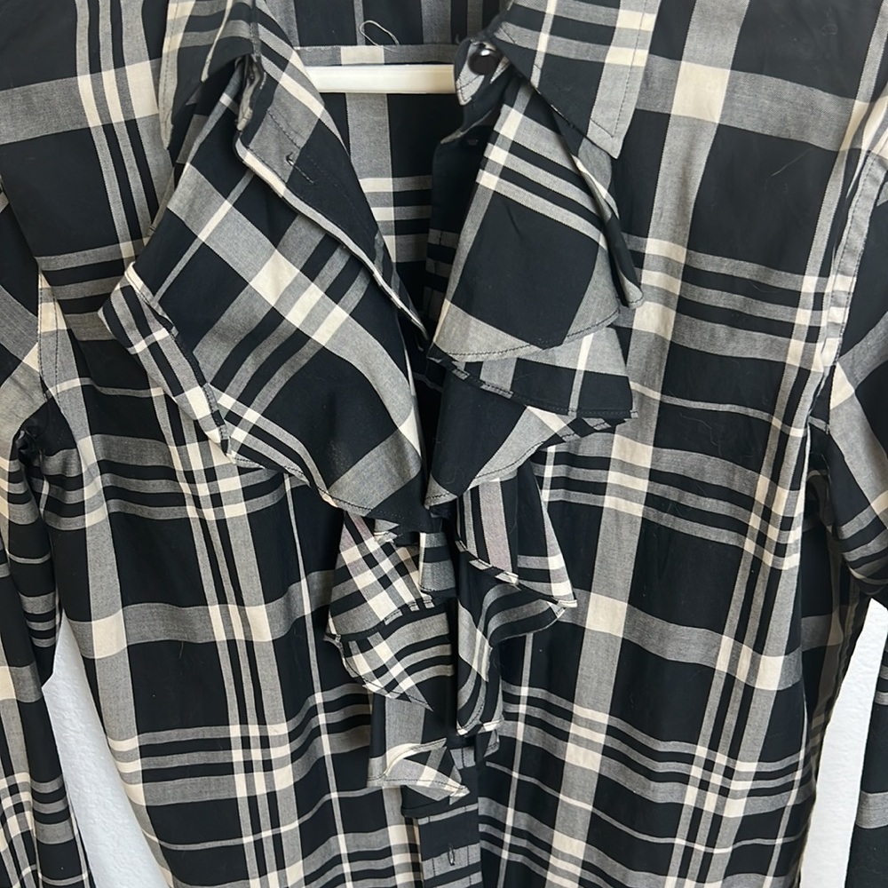 Ralph Lauren Ruffle button down - Picture 3 of 4